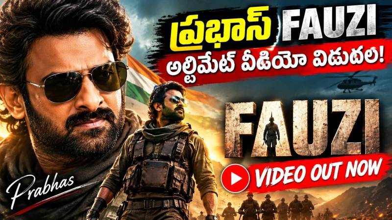 ప్రభాస్ ఫౌజీ అల్టిమేట్ వీడియో వైరల్ టాక్ | FAUZI Latest Update | Netivartha.com
