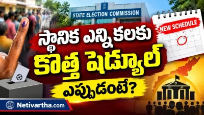 స్థానిక ఎన్నికలకు కొత్త షెడ్యూల్ | ఎప్పుడంటే? Netivartha.com